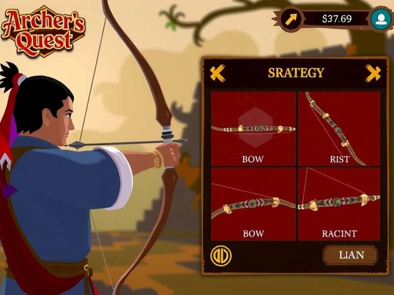 Archer S Quest gameplay screenshot showing archery action
